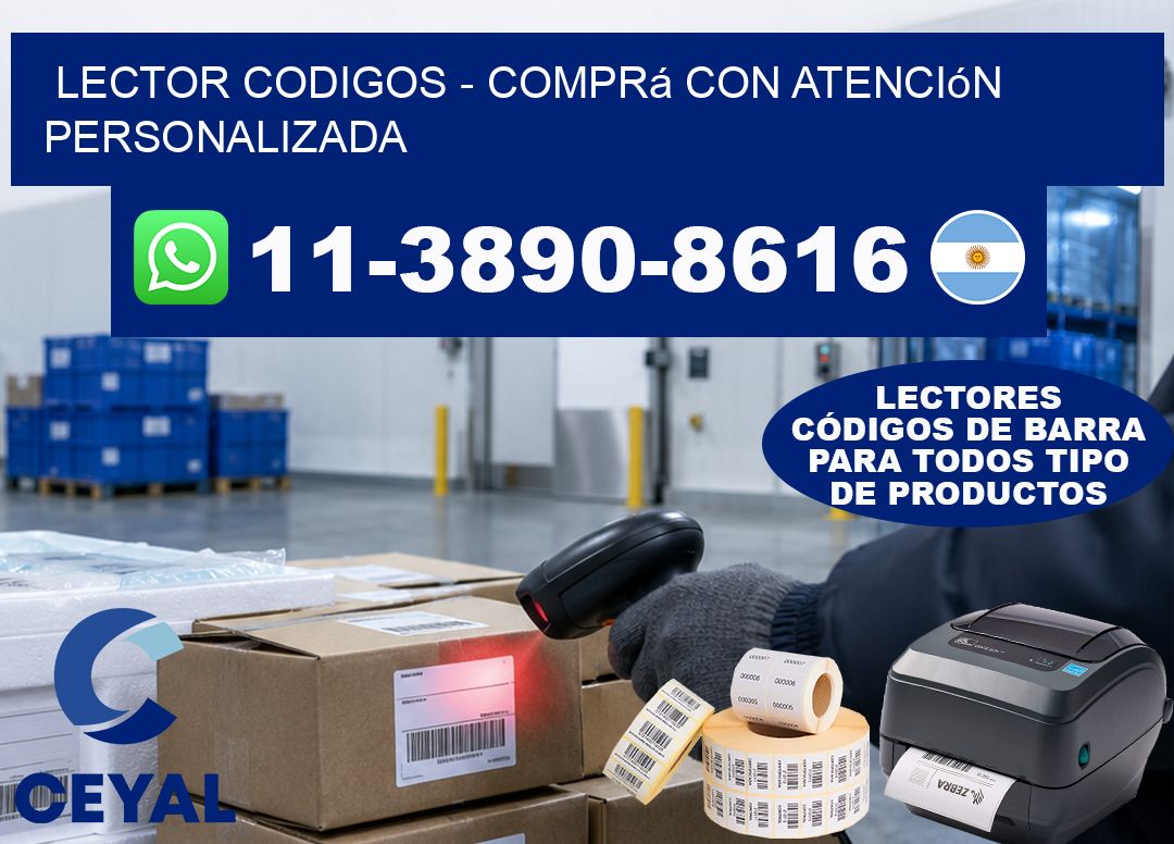 LECTOR CODIGOS - Comprá con atención personalizada