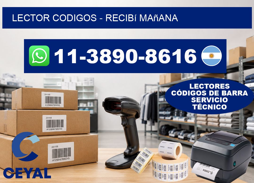 LECTOR CODIGOS - recibí mañana