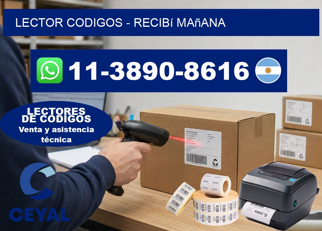 LECTOR CODIGOS - recibí mañana