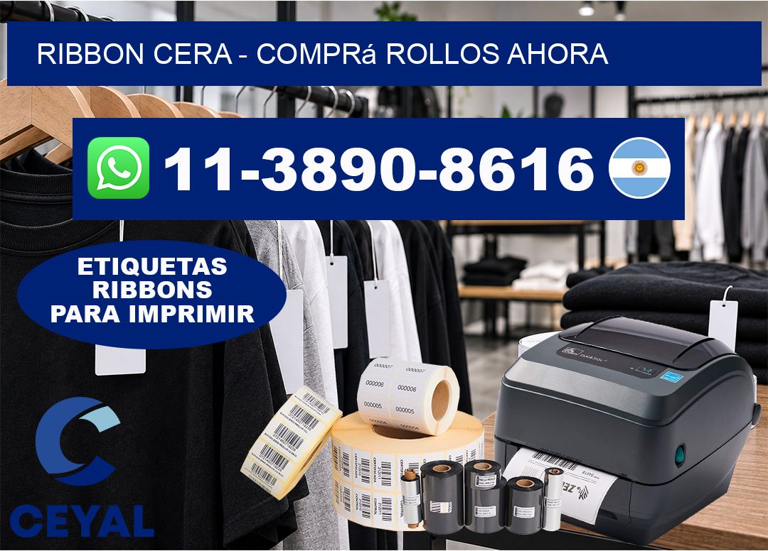Ribbon cera - Comprá rollos ahora