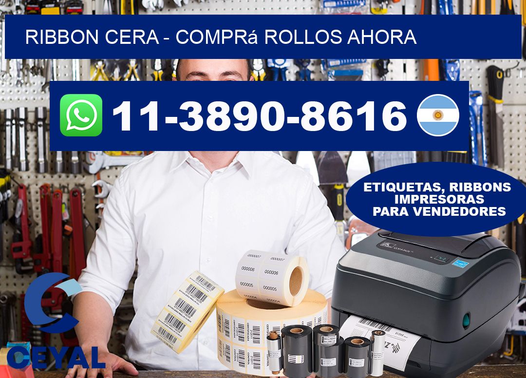 Ribbon cera - Comprá rollos ahora