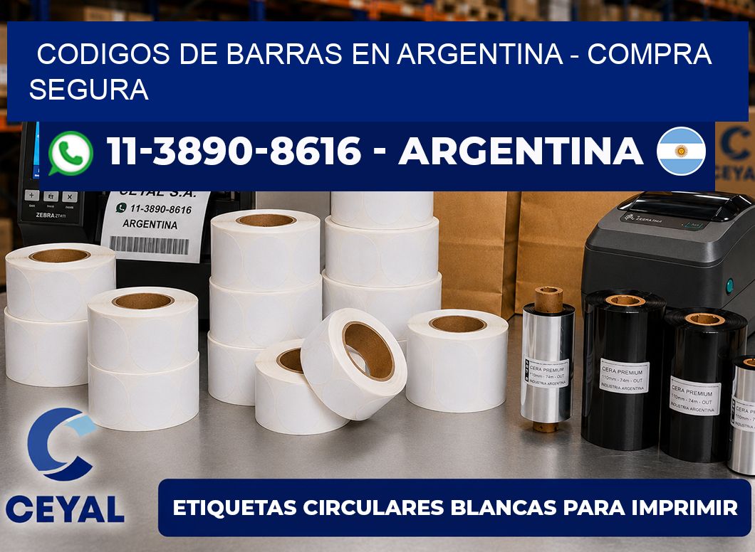 codigos de barras en argentina - Compra segura