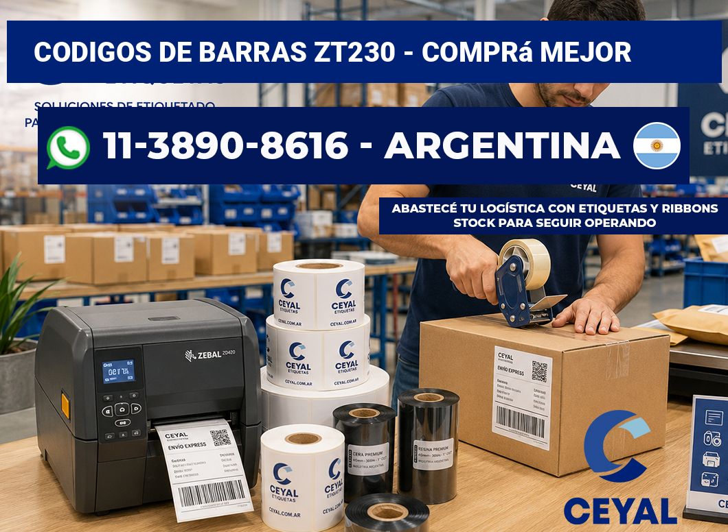 codigos de barras zt230 - Comprá mejor