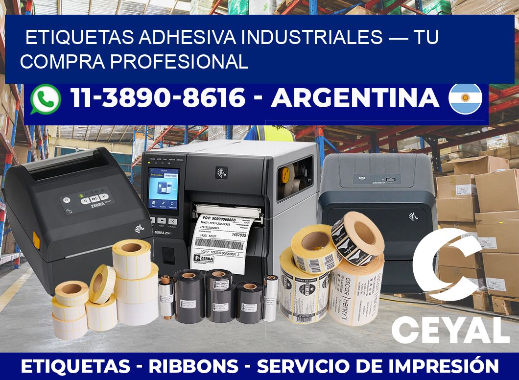 etiquetas adhesiva industriales — Tu compra profesional