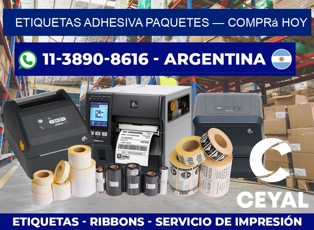 etiquetas adhesiva paquetes — Comprá hoy